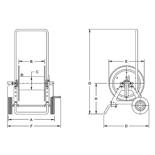 Dimensions for 1100 Series