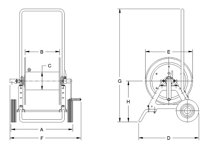 Dimensions for GH1100 Series