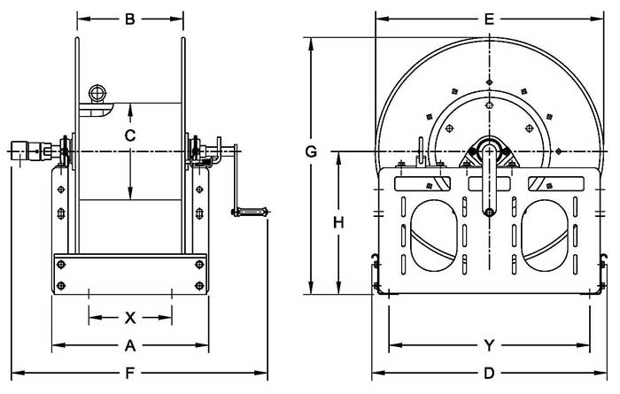 Dimensions for 3000 Series