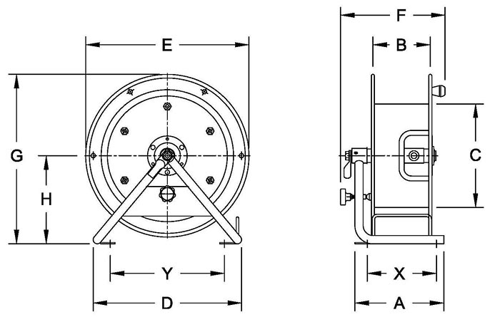 Dimensions for GC Series