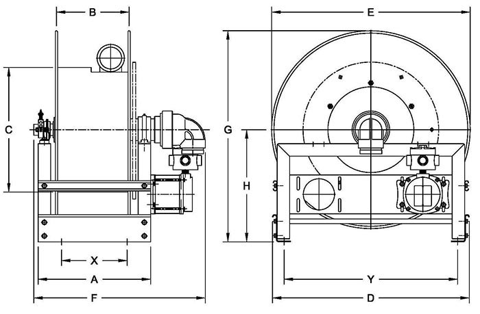 Dimensions for V-3 Series